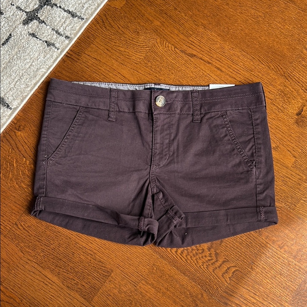 American Eagle Low Rise Midi Shorts